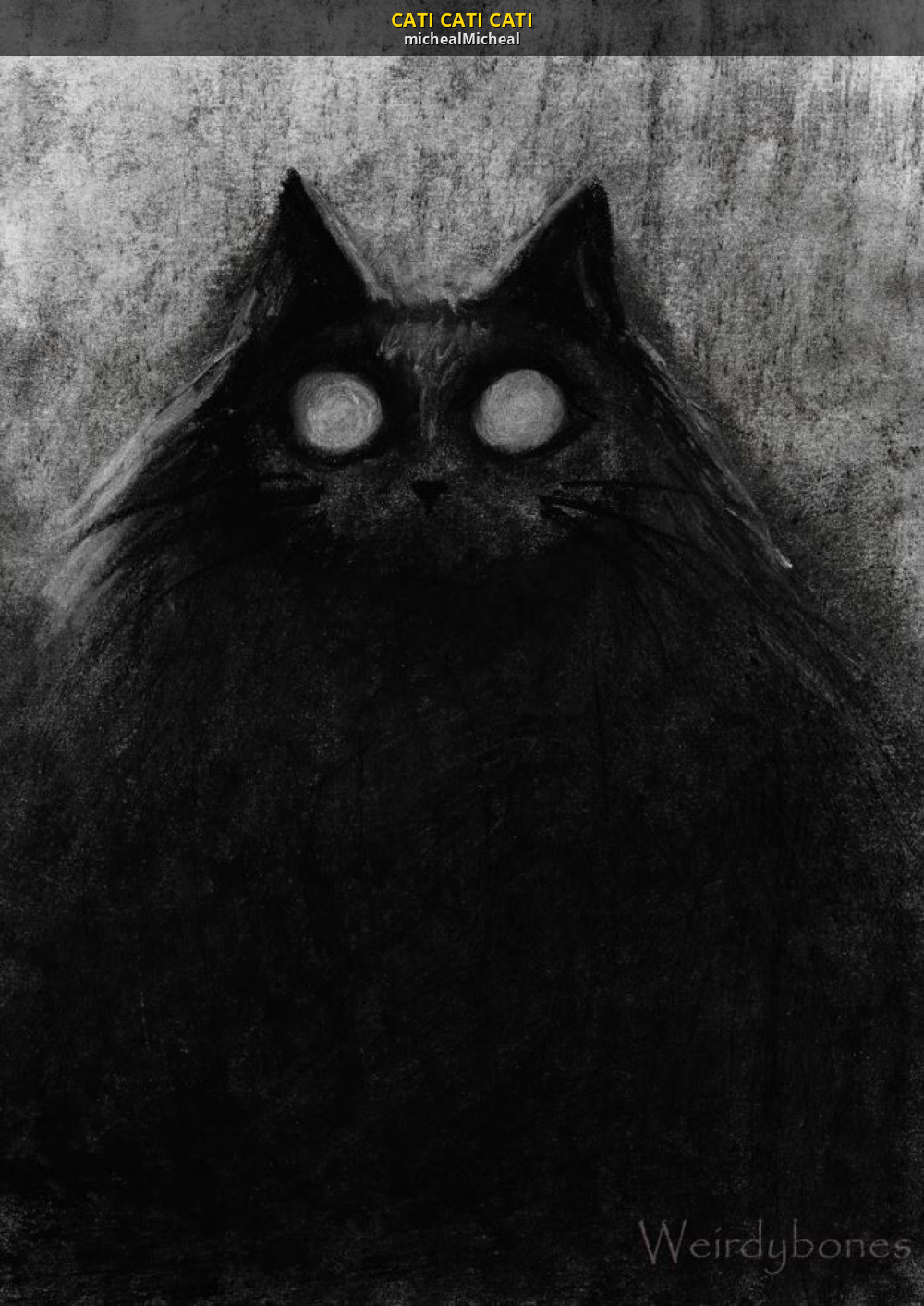 Страшная картинка кота