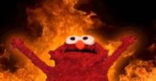 Elmo On Fire