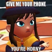 Hat Kid "Give Me Your Phone" Spray