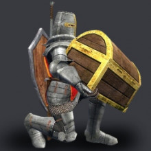 Heavy Knight with Chest