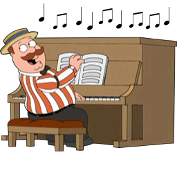 Does he play the piano. Фортепиано gif. Гифки пианино. Пианист анимация. Композитор анимация.