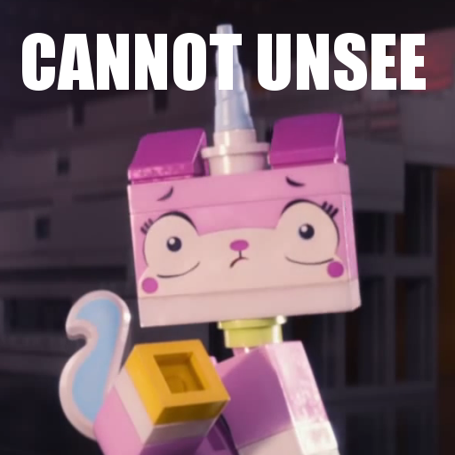 Unikitty "Cannot Unsee" .