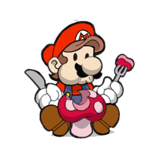 Mario Eating Mushroom [GameBanana] [Sprays]