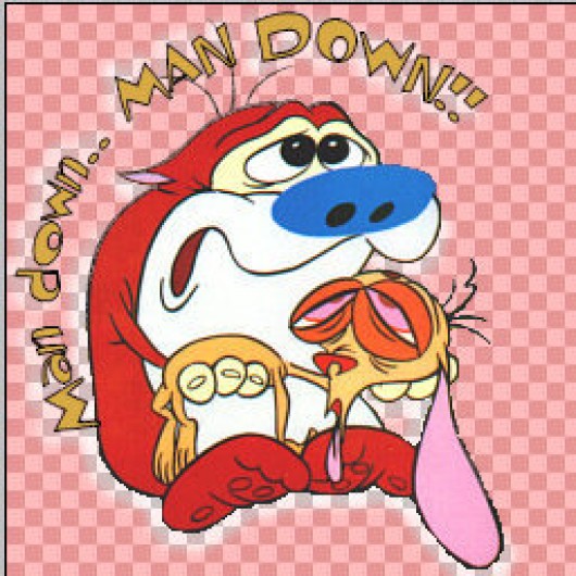 Ren & Stimpy Man Down! [GameBanana] [Sprays]