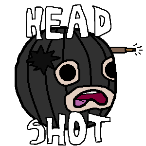Cartoon Head-Shot Spray