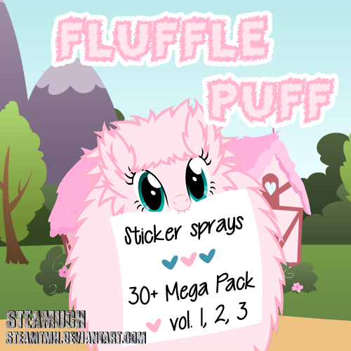 Fluffle Puff Mega Sticker Pack [team Fortress 2] [sprays]