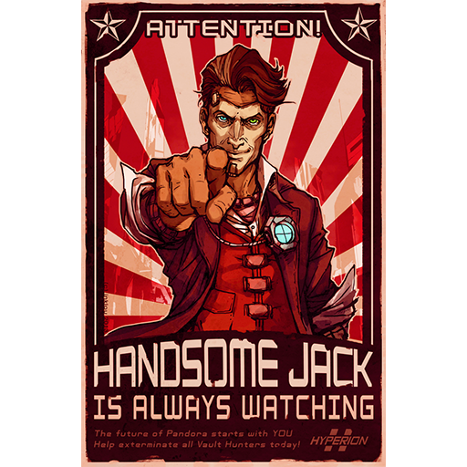 Handsome Jack poster