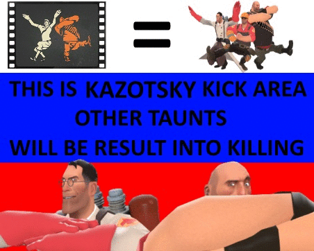Насмешка вприсядку