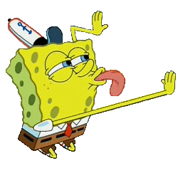 Spongebob licks animated New