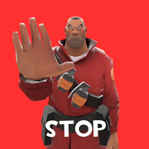 Soldier says STOP!