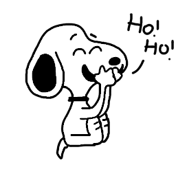 Snoopy Laughing