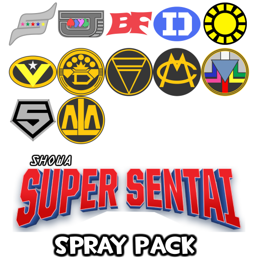 Showa Super Sentai Symbols [Spray Pack]