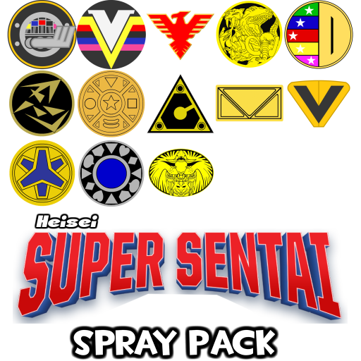 Heisei Super Sentai Symbols [Spray Pack]