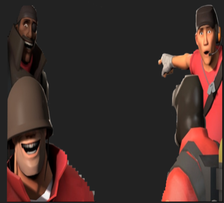 the tf2 characters pogging [Team Fortress 2] [Sprays]