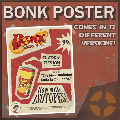 Bonk! Poster. Spray for Team Fortress 2 | TF2 Sprays