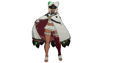 Guilty Gear / Ramlethal slapping animated spray