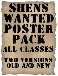 Shens Full Wanted Poster Pack