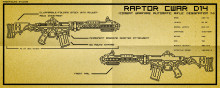 Raptor Combat Warfare Automatic Rifle – D14