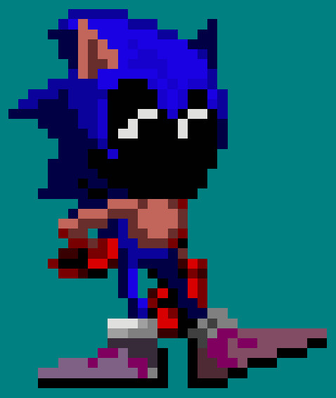 Pixelated Sonic.EXE [Friday Night Funkin'] [Concepts]