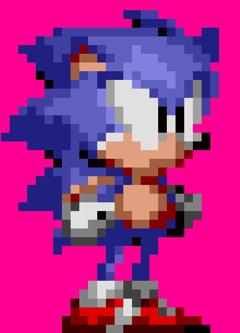 Sonic the hedgehog sprite