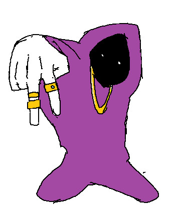 purple shadow wizard over peppino [Pizza Tower] [Concepts]