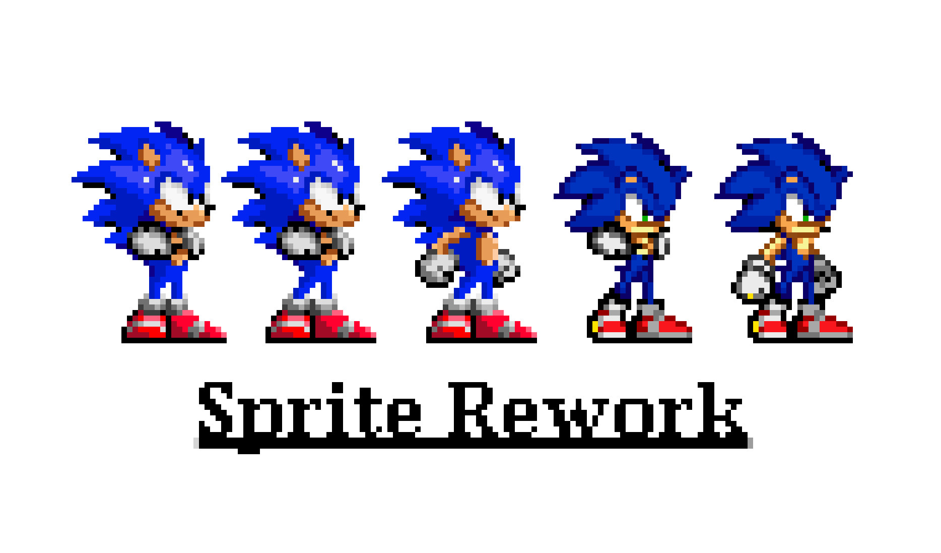 Sonic sprite animation tests