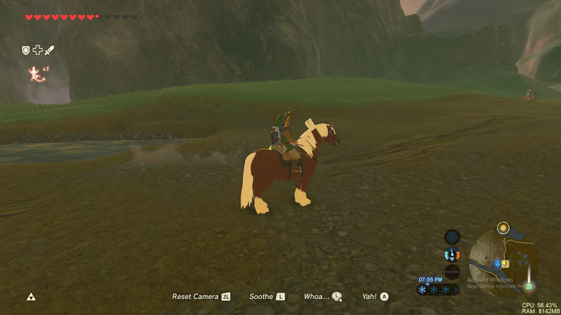 Field Of View Camera Mod Fov The Legend Of Zelda Breath Of The Wild Wiiu Mods