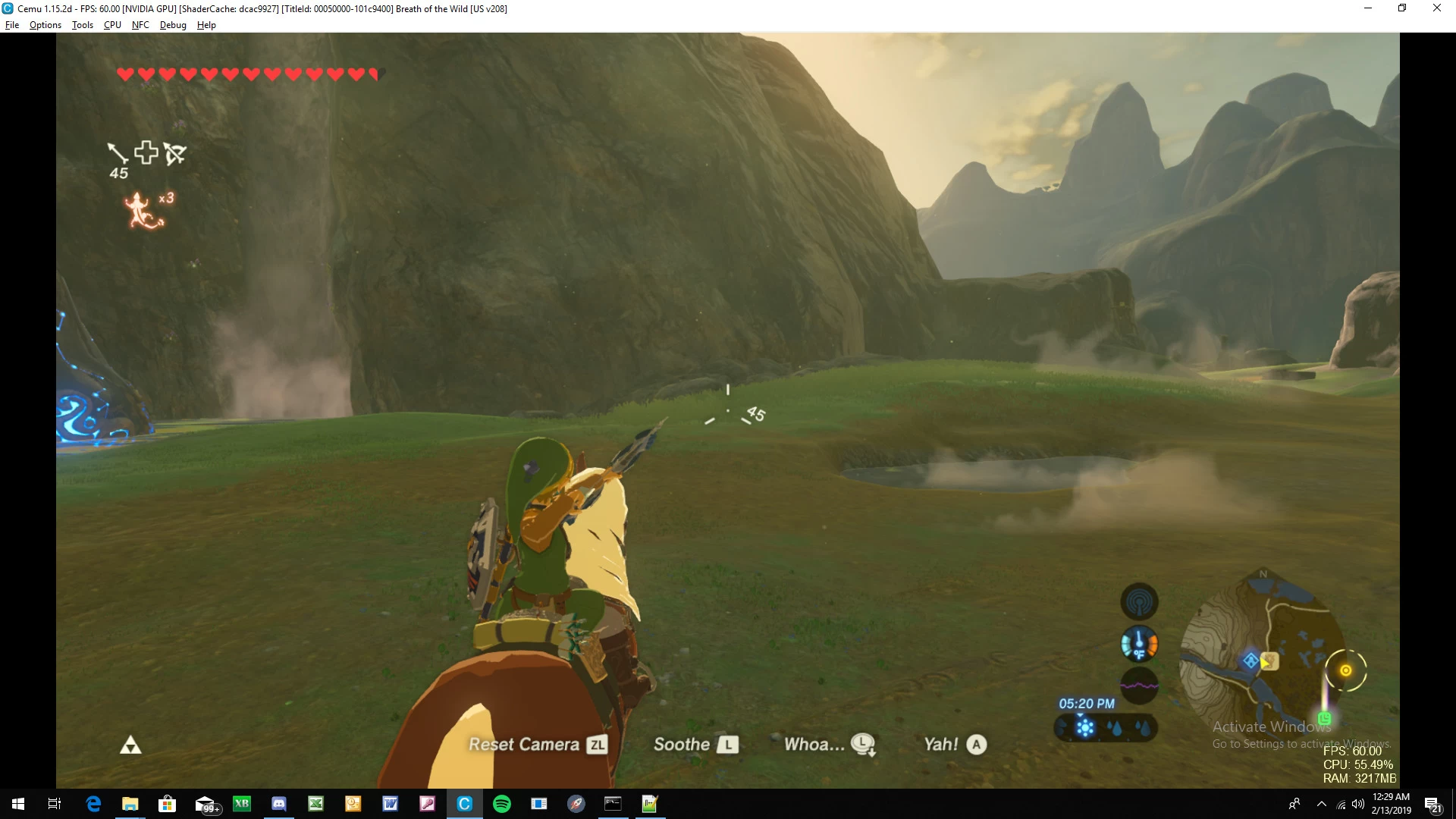Field Of View Camera Mod Fov The Legend Of Zelda Breath Of The Wild Wiiu Mods
