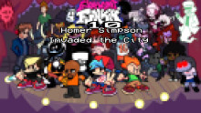 Friday Night Funkin' 10: Homer Simpson Invaded the City