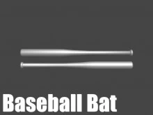 Baseball Bat 'hight poly'