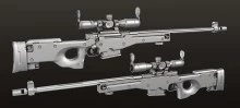 L96 Sniper Rifle - Baked