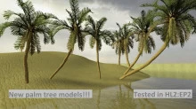Palm tree models