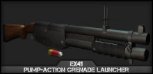 EX41 Pump-Action Nade Launcher