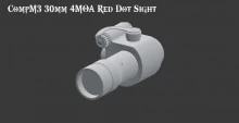 CompM3 30mm 4MOA Red Dot Sight