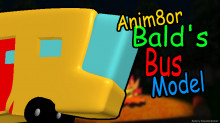 Anim8or Bald's Bus Model (Baldi's Basics)