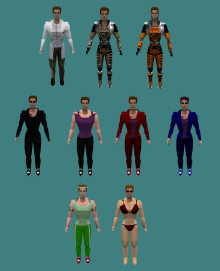 Stylish Gina Cross Player Models (Half-Life)