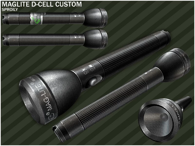 Maglite 6 D Cell 3d Models