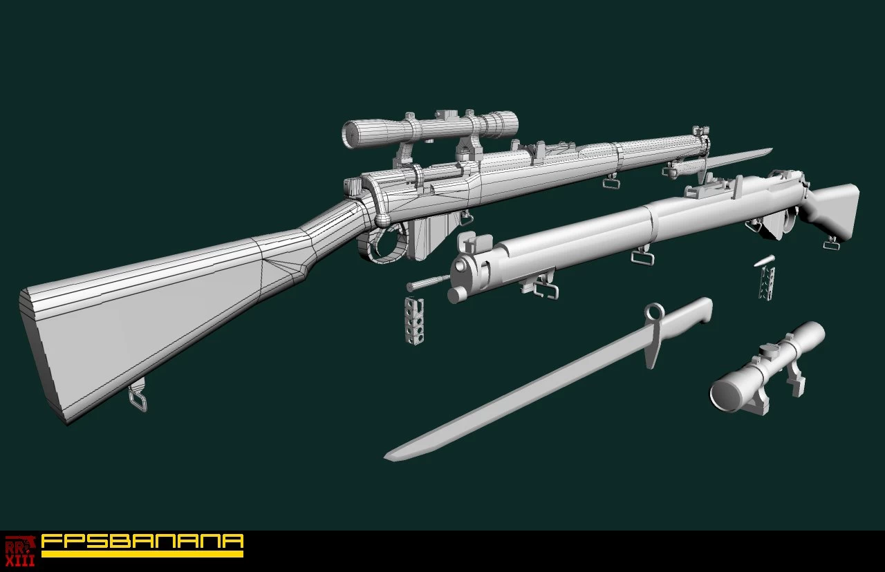 ww1 british sniper rifle