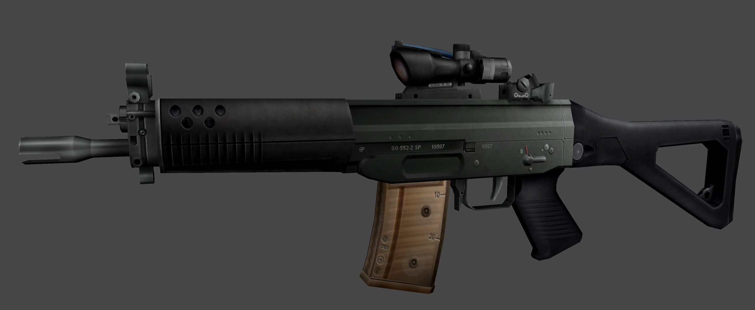 SG552 (Low Poly) [3D Models]