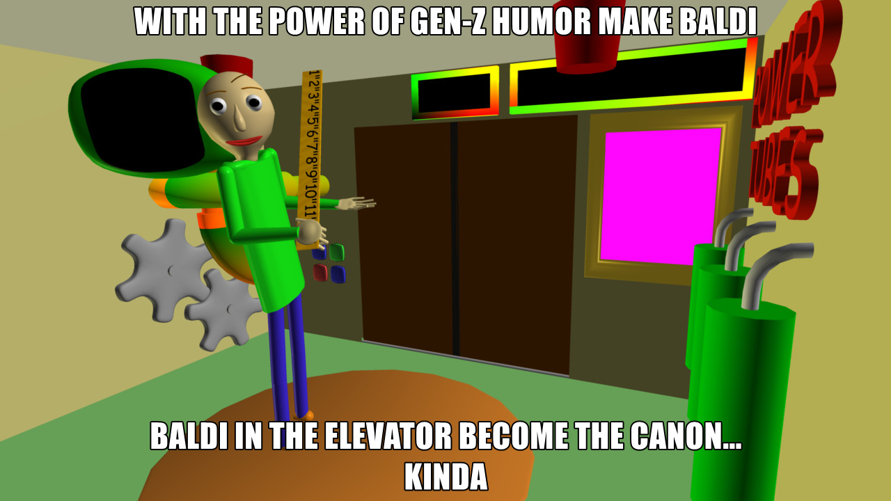 Baldi's Basics Plus: Character Model Pack V0.3 [3D Models]