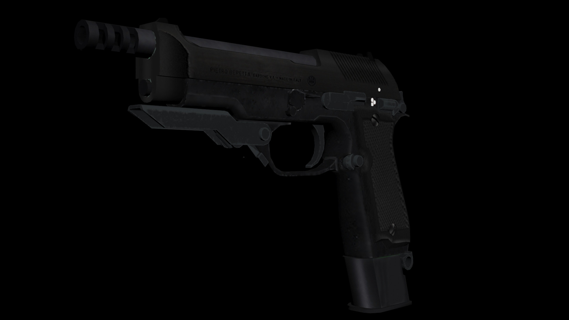 Beretta 93R Textured [3D Models]