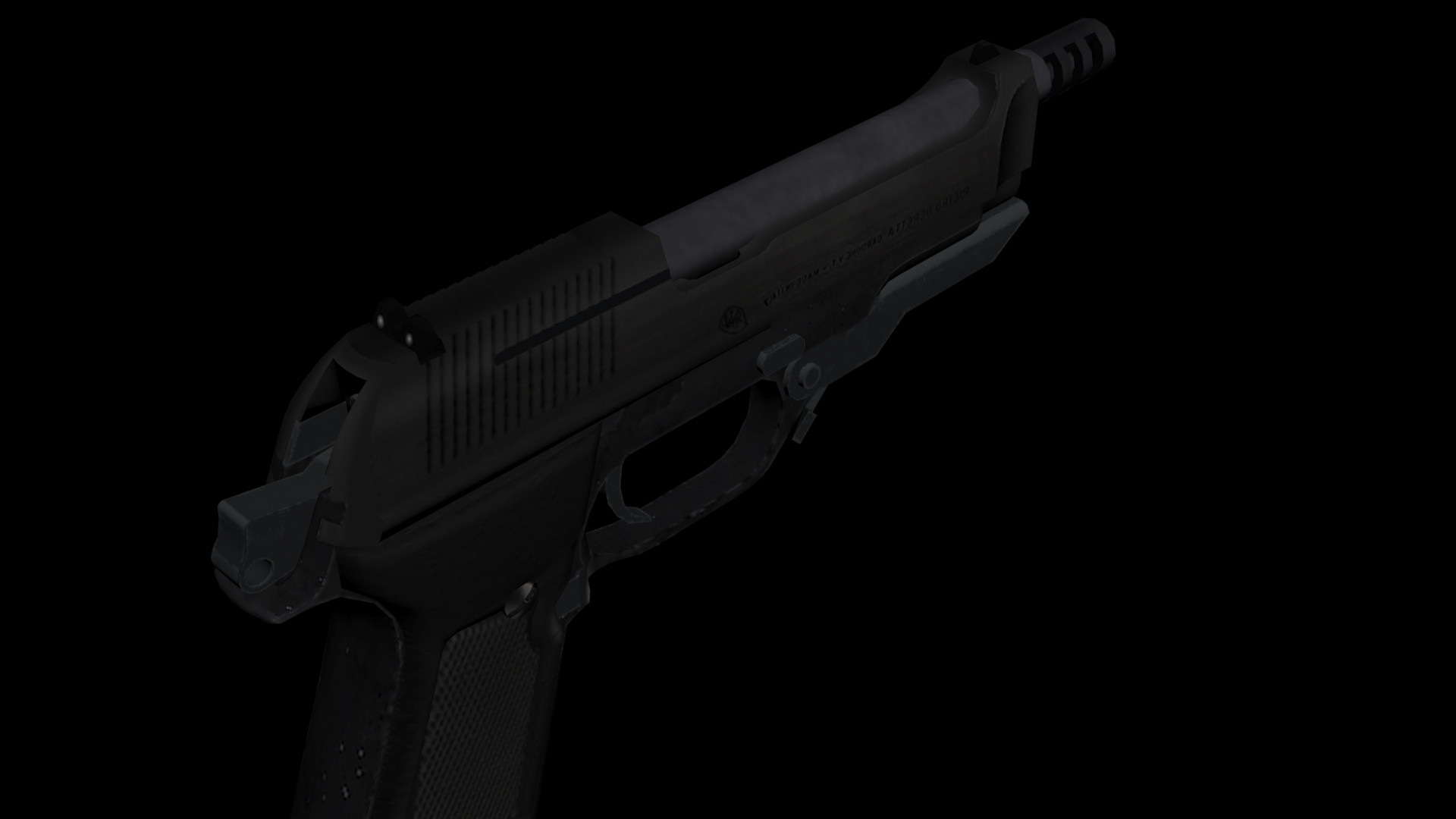 Beretta 93R Textured [3D Models]