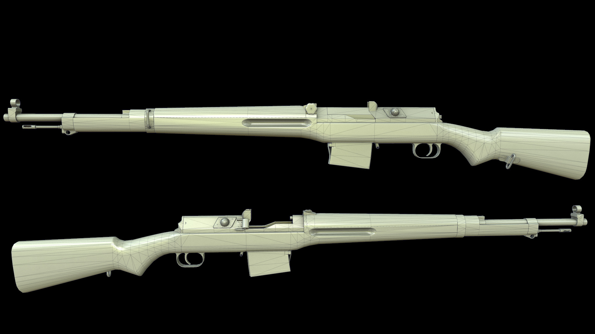 AGM-42 Semi-auto rifle [3D Models]