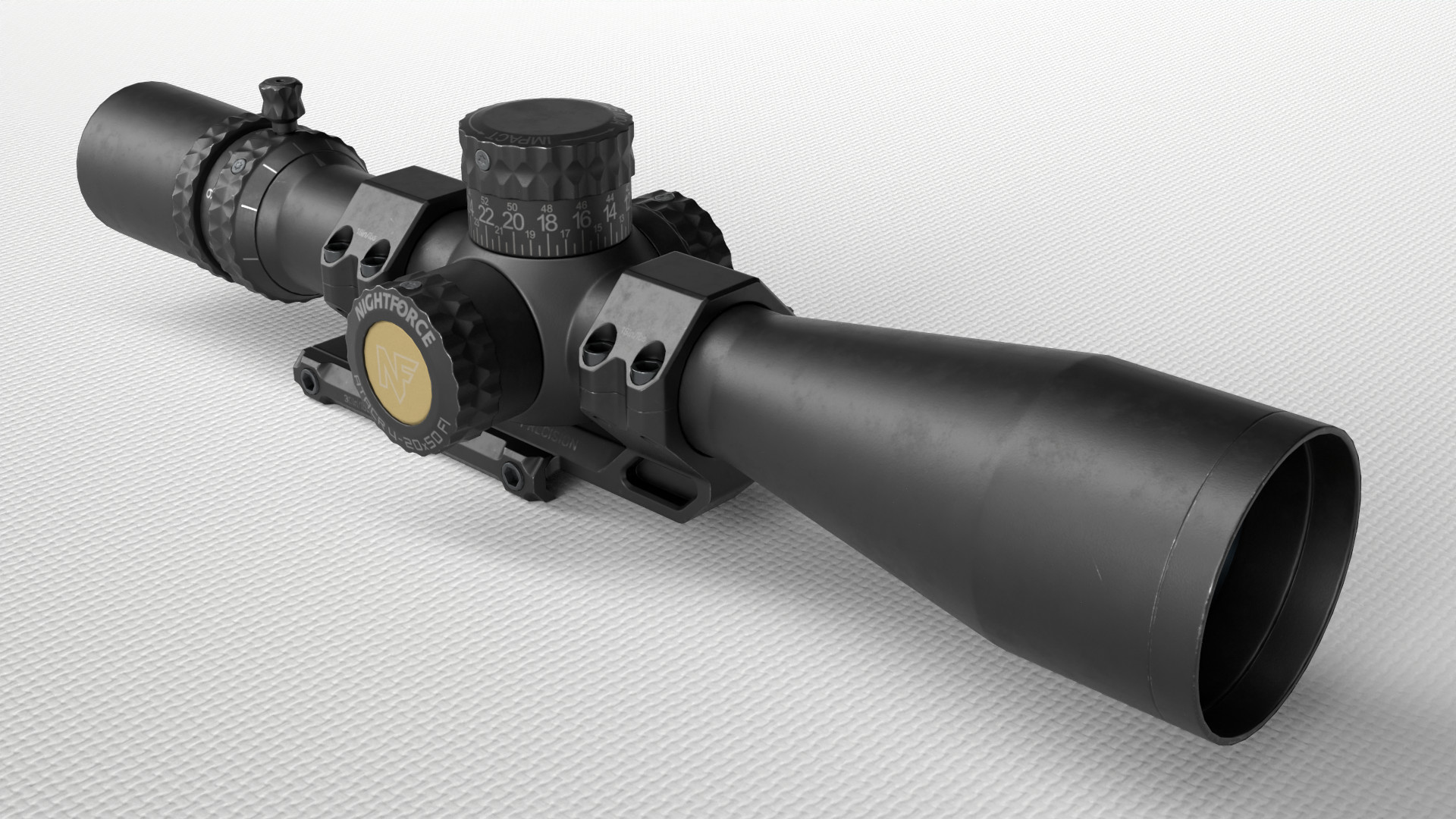 Nightforce Atacr 4-20x50 F1 Scope [3d Models]