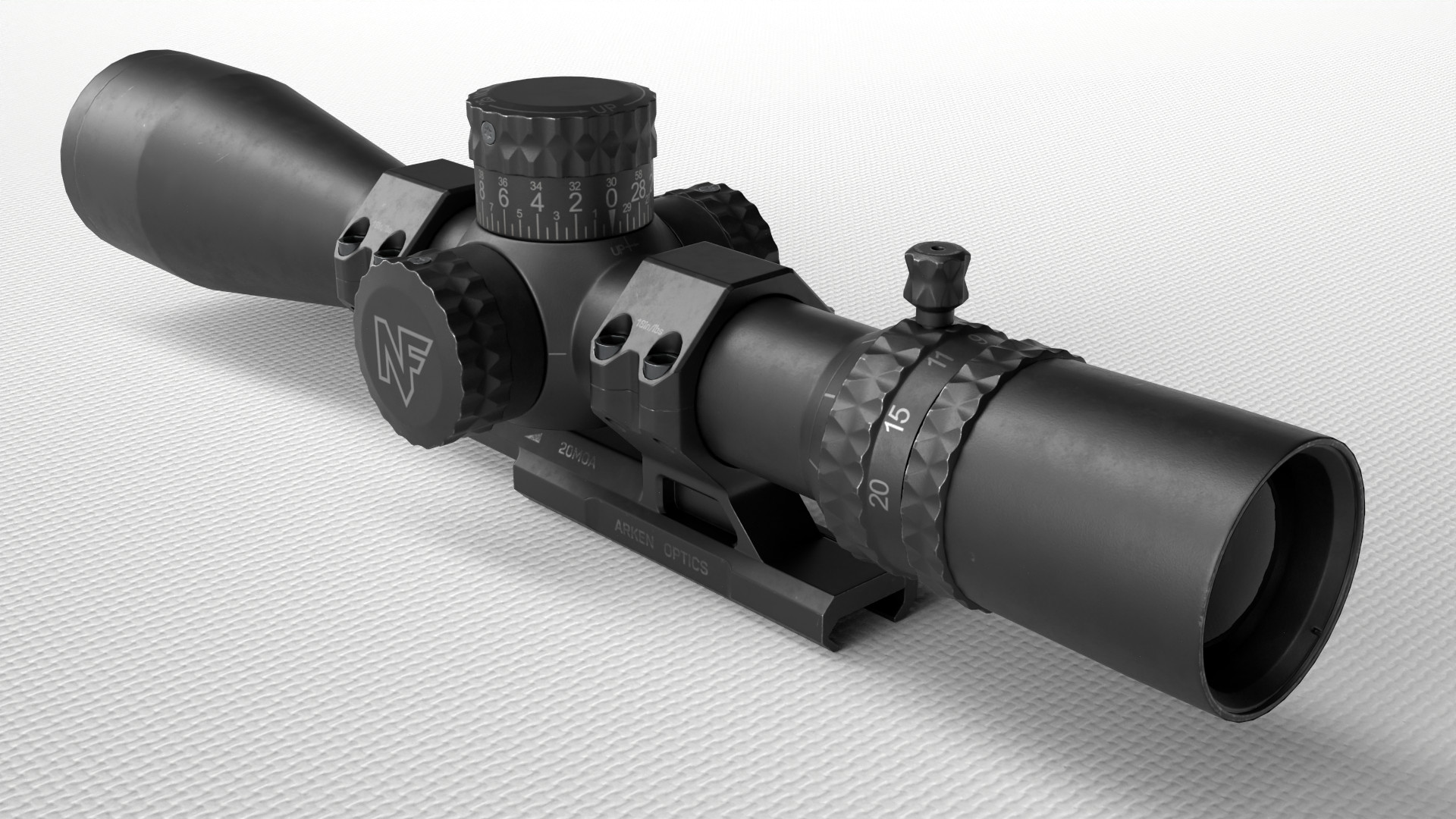 Nightforce ATACR 4-20x50 F1 Scope [3D Models]