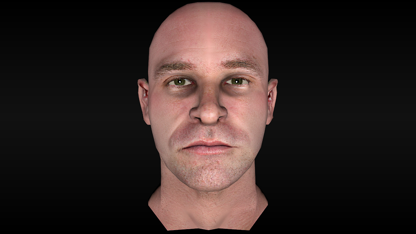 Male Head Model #3 [3D Models]