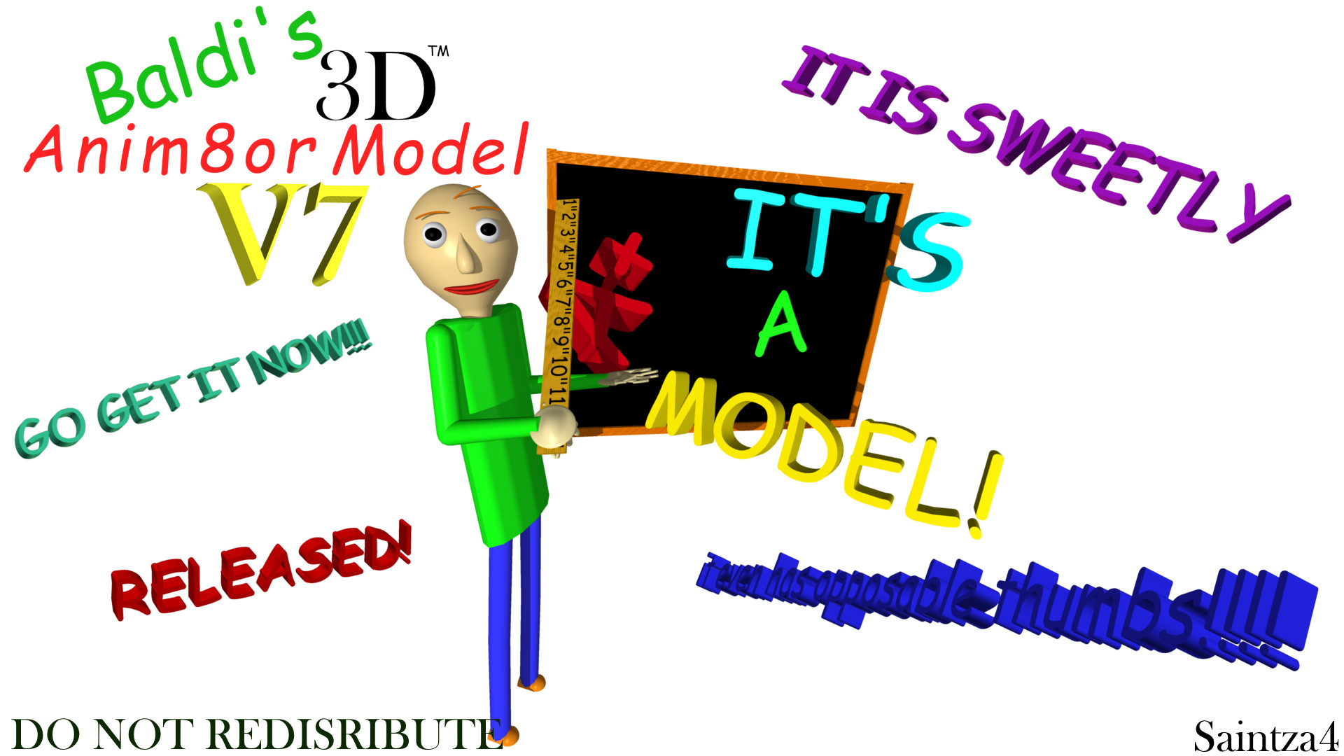 The Spriters Resource - Full Sheet View - Baldi's Basics Birthday Bash -  Principal of The Thing