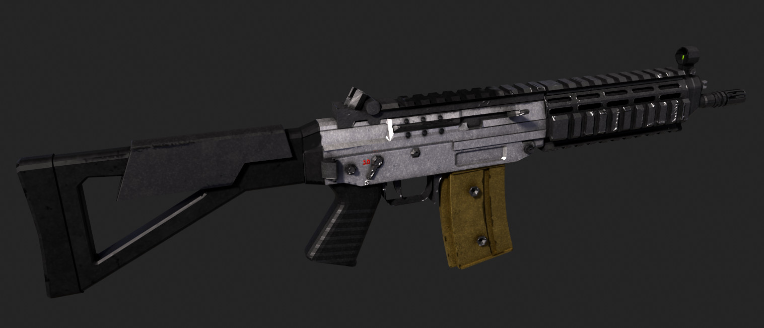 Sig SG552 Commando [3D Models]