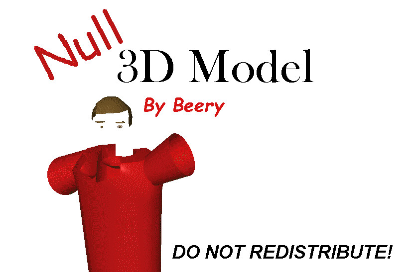 Null 3D Model 3D Model