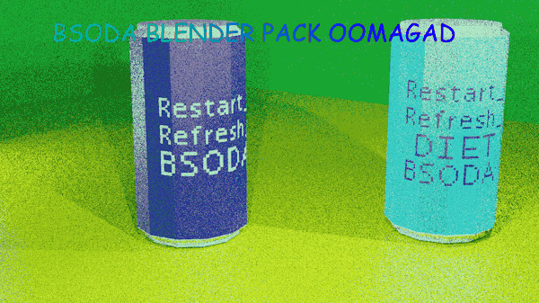 BSODA Models for Blender [3D Models]